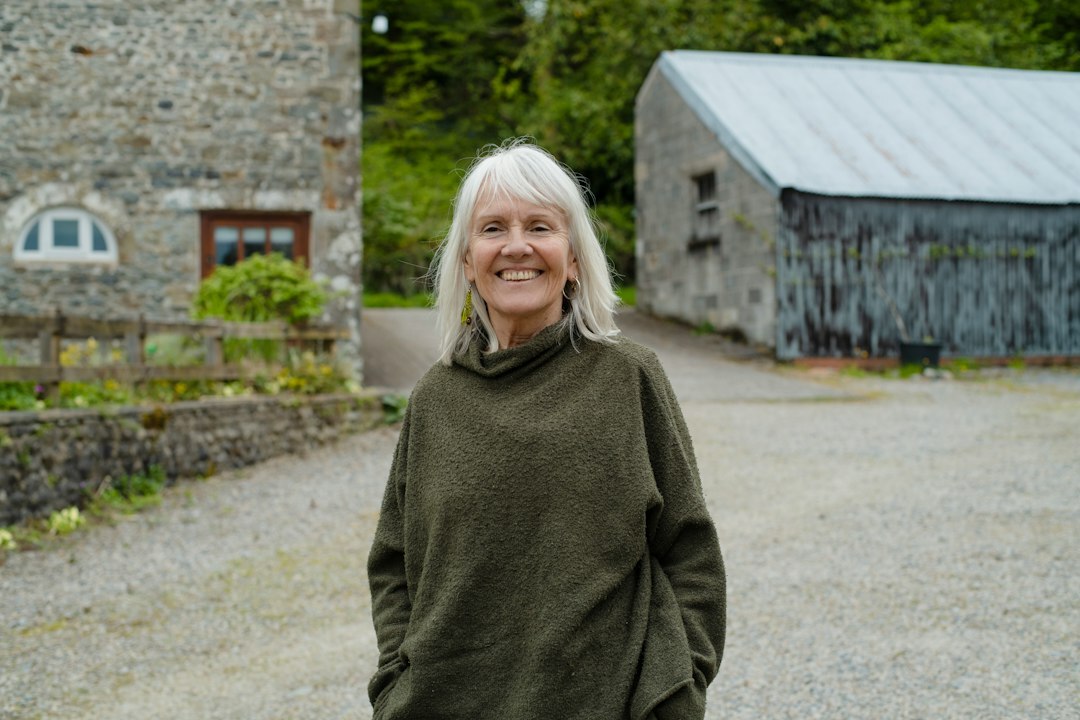 senior woman smiling